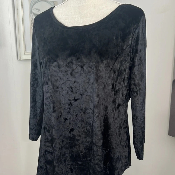 Dressbarn NWT Black Blouse Size Large - Picture 4 of 12